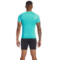Camiseta De Correr Para Hombre Verano Deporte Fitness Sudadera Elástica Compresión T-Shirts De Poliéster Talla Verdadera Para Gimnasio Y Deportes - details 4