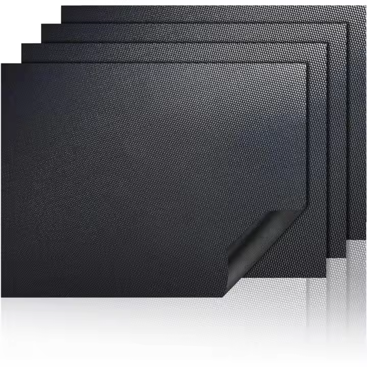 Juego de 5 forros para horno, para hornos asistidos por ventilador, alfombrillas antiadherentes para parrilla de gas, alfombrilla para hornear, 40 cm x 33 cm, fácil de limpiar - 1