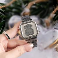 Reloj digital Bear NW SS para Mujer, Nuevo, luminoso, ligero, de lujo, elegant, de estilo Cuadrado. - details 3