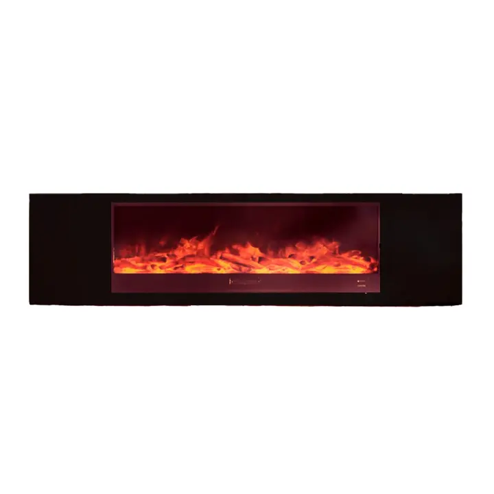 Mueble Complete Meda 150 Marron Negro Mueble De Madera With Chimenea Electrica 1500W Enviar a Distancia Mueble Hecho to Hand Calidad Resistencia y Diseno Para Cualquier Environment - 1