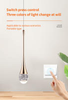 Lámpara De Techo LED Para Decoración De Hogar Lámpara De Cristal Para Sala De Estar Y Comedor Iluminación Moderna - details 4