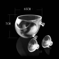 Vaso De Planta Acuática Con Soporte De Absorción Para Acuario Mini Vaso De Red Worm Decoración Para Tanque De Peces Y Aquascape De Vidrio Rojo - details 9