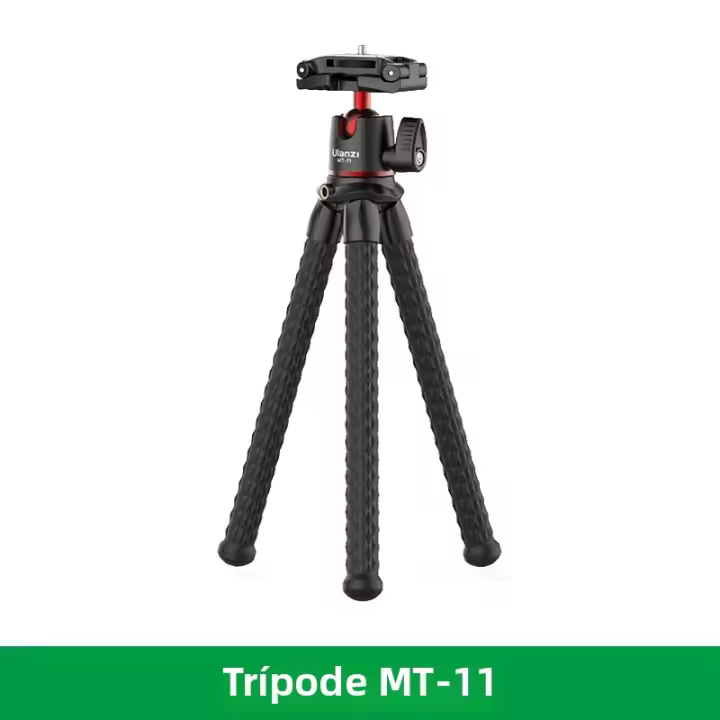 Trípode Flexible Ulanzi MT-11 Para Teléfono DSLR Cámara Vlog Portátil 2 En 1 Diseño Selfie Stick Con Soporte Para Teléfono - 1
