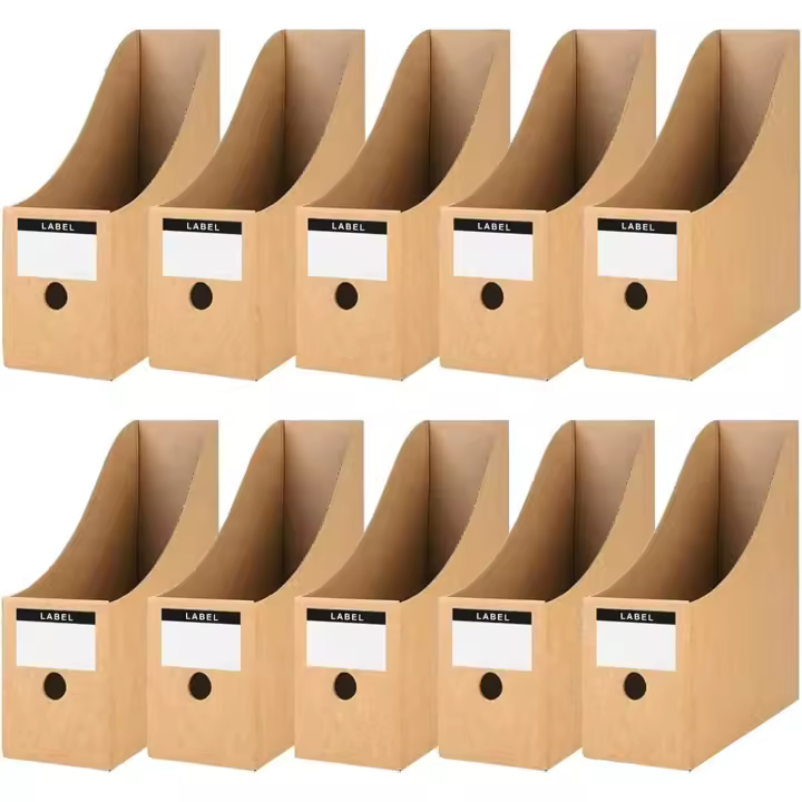Organizador, 10 piezas, archivador para revistas, archivos de almacenamiento para oficina en casa, contenedor de papel para bricolaje (10) - 1
