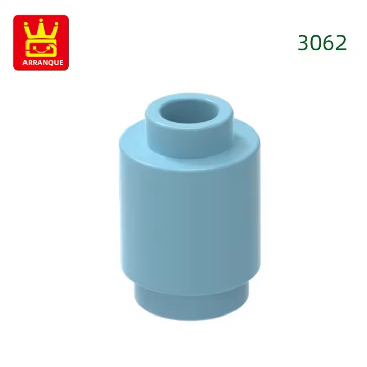 Wange 357Pcs/Lot Bloques Cilíndricos 1x1 Moc Colores Compatible Con Columna Circular Bloque De Construcción Para Niños Juguete De Armar Regalo Caja - 1