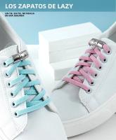 Alpargatas Elásticas Para Niños Y Adultos Con Cierre De Cruz Sin Nudo 1 Par Adecuado Para Zapatillas Ampliado Cierre De Lazo Para Zapatos - details 0