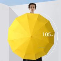 Paraguas Automático Resistente Al Viento Y Sol Con Protección UV Grande Plegable Para Hombres Y Mujeres Paraguas De Lluvia Con 72 Costillas - details 5