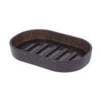 Porta Cepillo De Dientes Negro De Plástico Con Tapa De Bambú Dispensador De Loción Caja De Jabón Accesorios De Baño - details 17
