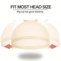 Aircabin Gorro De Pelo Stretchy Nylon 2/6/10/20/50 Piezas Color Nude Gorro De Stocking Para Pelo Beige Gorro De Piel (2 Piezas Color Flesh) - details 6