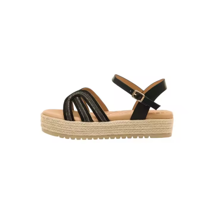 MTNG 54501 Sandalias Planas Mujer Negro - 1