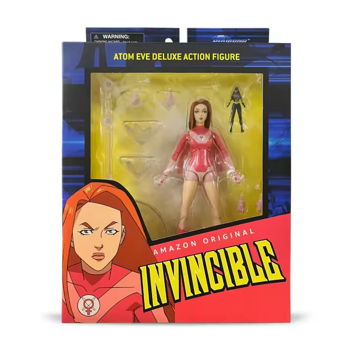 Figura Atom Eve – Invincible Serie 2 Deluxe Diamond Select Toys, 18 cm - 1