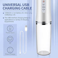 Fregadero Portátil De Agua Recargable 220ML Con 3 Modos Y 4 Boquillas De Limpieza Dental Electrónica Impermeable - details 3