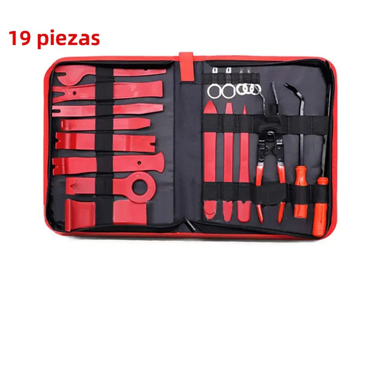 Kit De Herramientas Para Eliminar Adornos De Coche DOACT Set De Herramientas Manuales Para Retirar Clips Y Fijadores De Automóvil Material Plástico Y Metal - 1