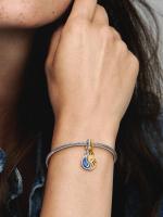 Pandora - Charm Colgante bicolor divisible de Sol y Luna-Plata de ley y Baño de Oro de 14 K - details 2