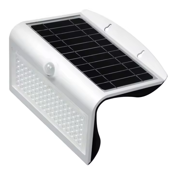 Aplique LED Solar Blanco con Sensor 8W Matel - 1