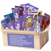 Chocolates Milka - Pack Surtido de 14 Tabletas de Chocolate Milka. 7 Variedades Chocolates Milka x 2 Tabletas. 45% Extra Cacao - Oreo White - Triple Chocolate - Bubbly - Leche - Avellanas - Oreo… - details 0