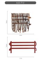 Juguetes DIY Para Niños Animales De La Granja Ponedero Valla Modelo Pastura Zoológico Figuras Captura Lobo Guardia De Acción - details 14
