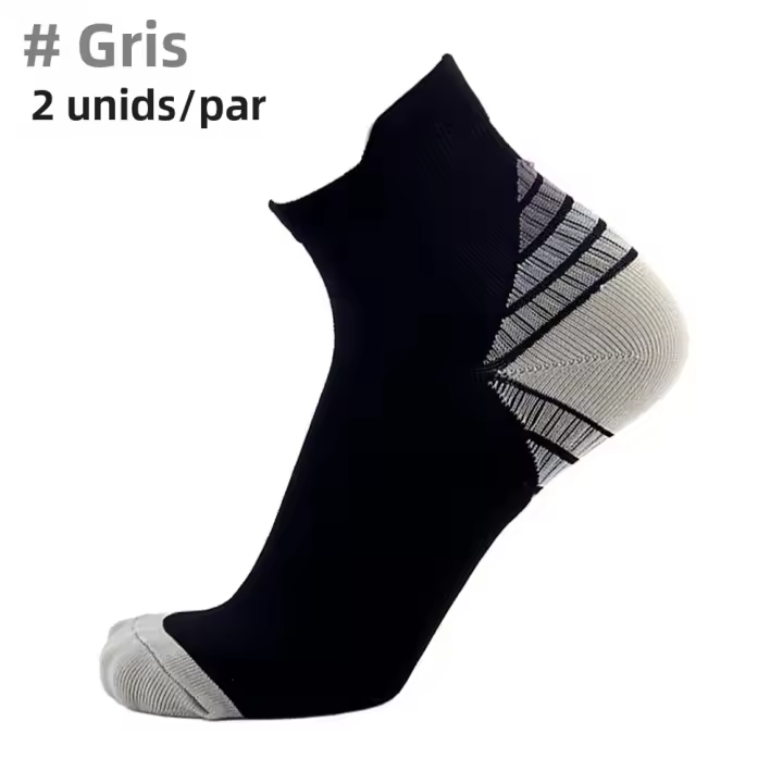 GOMOREON Calcetines De Compresión Para Tobillo 1 Par Unisex Calcetines De Correr Con Soporte De Tobillo Material 60% Poliéster 40% Spandex - 1