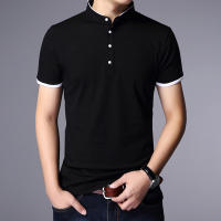 Camiseta Polo Hombre Verano Moda Algodón Transpirable Cuello Erguido Manga Corta Estilo Coreano Cómodo Casual Unisex - details 8