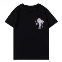 Camiseta Casual De Manga Corta Para Hombres Y Mujeres Estampado Brillante Cuello Redondo Moda Hip Hop Ropa De Calle - details 0