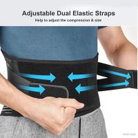 Cinturón De Soporte Lumbar Ajustable Doble Tiraje Ortopédico Corset De Espalda Alivio Del Dolor De Espalda Torsión Del Abdomen Material ABS & TPR - details 6