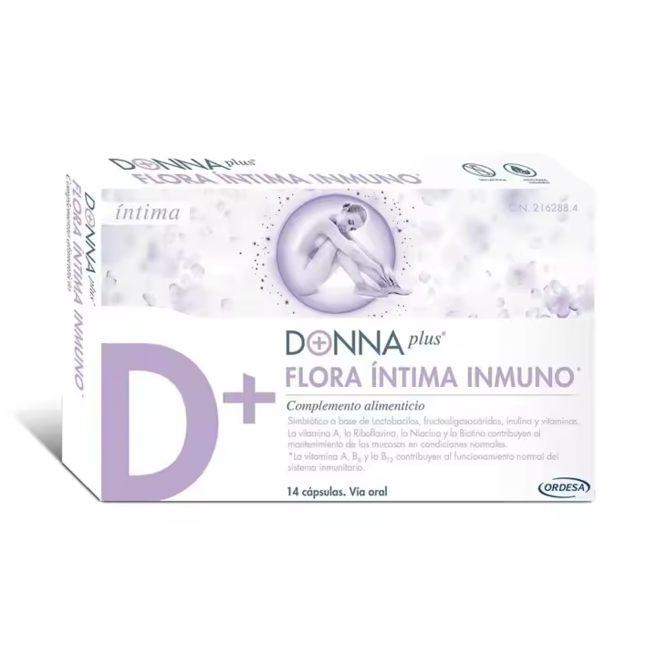 Donna plus flora íntima inmuno 14 cápsulas - 1