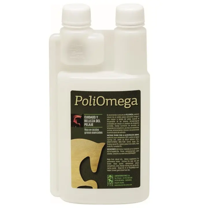 POLIOMEGA belleza del pelaje Caballos de Laboratorios Pino. Varios formatos - 1