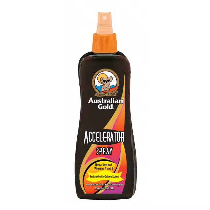 Australian Gold ACCELERATOR SPRAY GEL, acelerador del bronceado 250 ML - 1