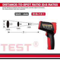 HABOTEST HT651D Termómetro Infrarrojo Con Láser Medidor De Temperatura No Contacto Industrial Rango -50-800℃ Digital Portátil - details 10
