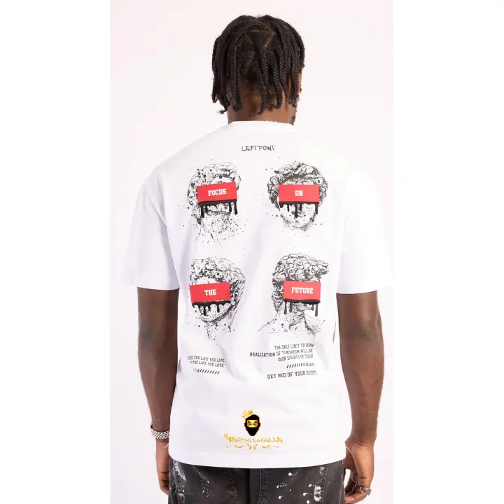 Camiseta Left Point Blanca Focus On The Future - 1