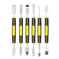 Kit De Herramientas Manuales Para Reparación De Teléfonos Móviles 6pcs Set De Abrazaderas Y Cuchillas Para Desmontaje De Teléfonos Metal Crowbar Y Spatula - details 22