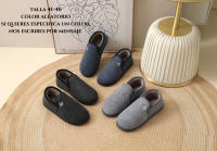 Zapatillas Casa Hombre Mujer Invierno talla 36-46 ,forro interior de polar acogedor ,pantuflas de casa cerradas con suela de goma antideslizante ,zapatillas de casa hombres y mujer calido,color aleatorio,si quieres algun color concreto nos escribes - details 5