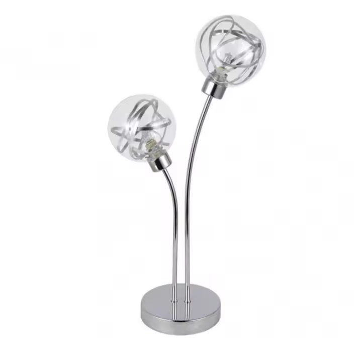 Lámpara de Mesa FABRILAMP Varanasi Cromo 46x27x13 Cm - 1