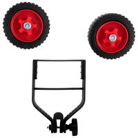 Juego De Ruedas Para Trimmer Cortacésped Auxiliar Ruedas De Soporte Para Jardín Y Trabajos De Jardinería - details 7