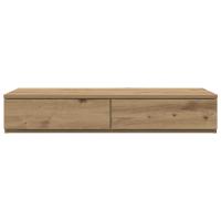 Cajones de Cama vidaXL de Roble Artesanal 90x36,5x16,5 cm de Madera - details 3