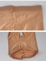 Medias Reflectantes De Aceite De Escenario Para Mujer Tights De Brillo Plateado Y Plateado Con Diseño De Pantimedias Sissy - details 20