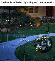 10 Luces Solares Para Jardín Con Diseño De Mariposa Luz Exterior Impermeable Vibrante Para Decoración De Patio Y Camino - details 5