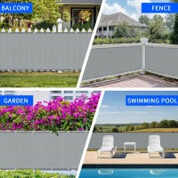Cubierta De Privacidad Para Balcón Protección UV 95% Telas De Sombra Impermeables Para Patio Jardín Piscina Decoración De Porche - details 7