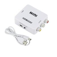 TABLLYUGE Convertidor De HDMI a AV RCA 1080P Compatible Con USB Soporte NTSC PAL Para PC HDTV Proyector Adaptador HDMI2AV - details 6
