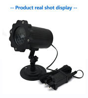 Lámpara LED De Patrón De Copo De Nieve Con Control Remoto Para Jardín Exterior Decoración De Navidad Y Escenario Luz Proyección IP65 ABS Fuente De Alimentación AC - details 19