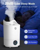 Humidificador de Silencioso para Bebes, 4L Humidificador de Aromas con 4 Modos de Niebla hasta 48 Horas, 28 db & BPA FREE para Dormitorio, Oficina, Viajes - details 0