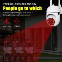 Cámara De Seguridad Exterior Wifi 5G 1080P IP Monitorización Inalámbrica Con Alarma De Traccióne Zoom 4.0X Protección Y Vigilancia Doméstica Impermeable - details 6
