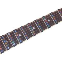 Etiquetas De Mapa De Notas Para Dedo De Guitarra Miwayer Pegatinas Transparentes Y Negras Para Principiantes De 6 Cuerdas - details 5