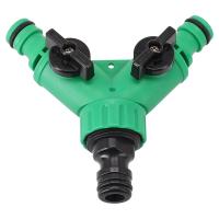 Conector De Rama De Jardín 2 En 1 Adaptador De Tubo De Agua Válvula Tridimensional De Plástico Con Interruptor Divisor De Camión - details 5