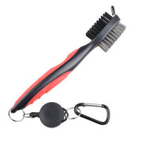 Kit De Limpieza Para Golfe Con Cepillo Y Estuche Protector Putter Wedge Limpiador De Ranuras De Bola Herramienta Doble Cara - details 8