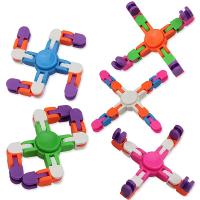 Juguete De Desestresor Para Niños Y Adultos 1pcs Variedad De Giro De Dedo Cadena Juego Parentezco Cuatro Enlaces Juguete De Escritorio Fidget Spinner - details 5