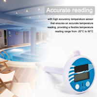Termómetro Solar Inalámbrico Para Piscina Y Estanques Medidor De Temperatura Digital Impermeable Con Pantalla LCD Flotador - details 0