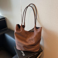 Bolso De Hombro De Seda Sintética Con Cierre Magnético Bolso De Mano Casual Para Otoño E Invierno Color Sólido Bolsos Clásicos Para Comunicación Diaria - details 12