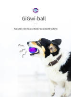 Juguetes Para Perros Gigwi Bola Sonora De Goma Natural No Tóxica Juguete Chupable Para Pequeños Y Grandes Perros Juguete Elástico Divertido Para Jugar Al Aire Libre - details 2