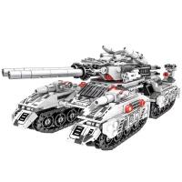 Bloques De Construcción DIY 8 En 1 De Vehículo Militar WW2 Tanque Avión Camión Para Niños Juguetes De Construcción Para Adolescentes Y Adultos Regalos - details 5
